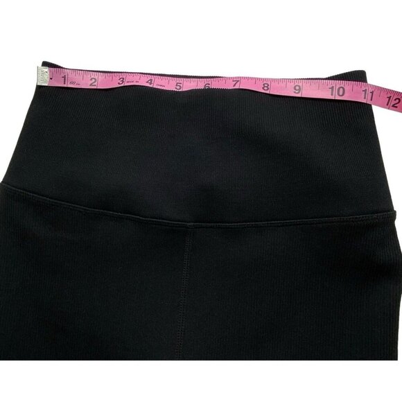 SPIRITUAL GANGSTER Women Leggings Size S Black Ribbed Yoga Athleisure Everyday - Picture 8 of 11